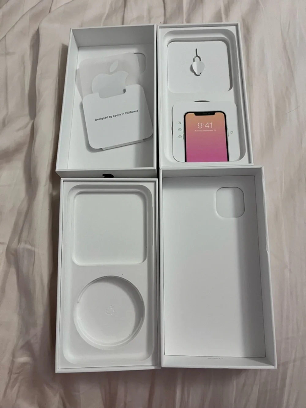 Lot 2 Apple iPhone 11 EMPTY boxes
